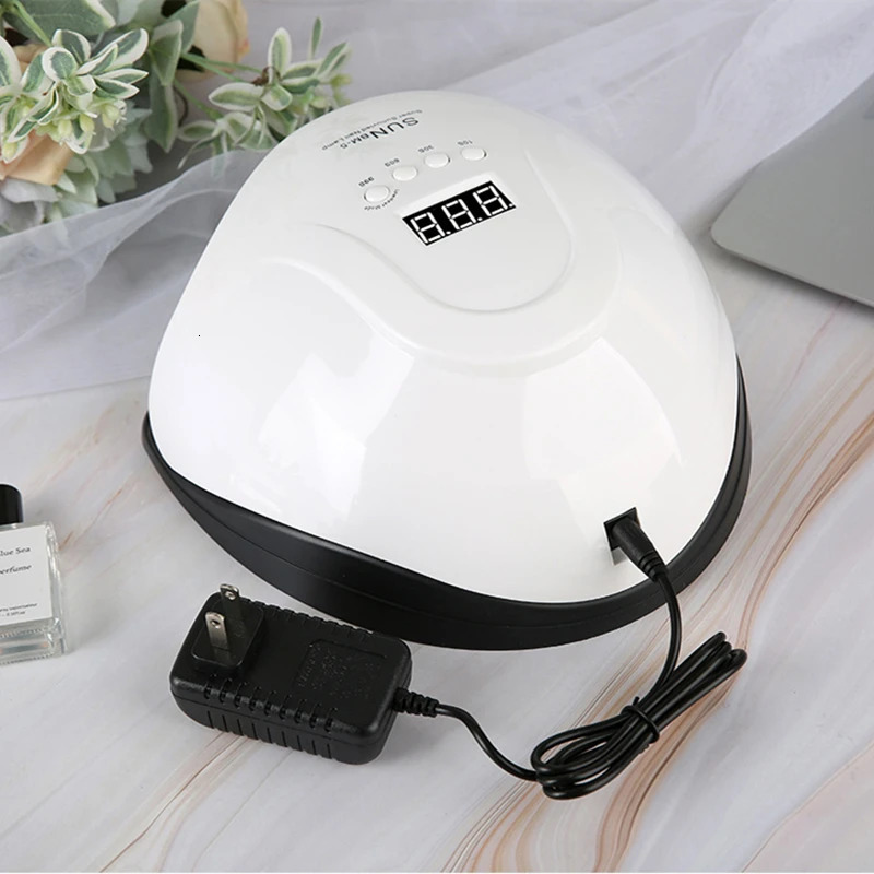 MAX UV 66 LEDs Nail Lamp for Manicure Gel Polish Drying Machine with Large LCD Touch 66LEDS Smart Nail Dryer 251014