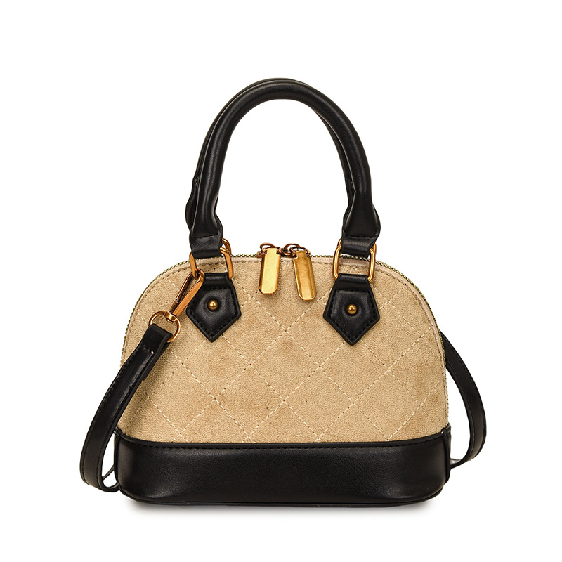 Designer bag free shipping 2025 New Classic Shell Bag with Simple Texture and Deer Skin Velvet Fashion Handbag for Women black brown coffee khaki