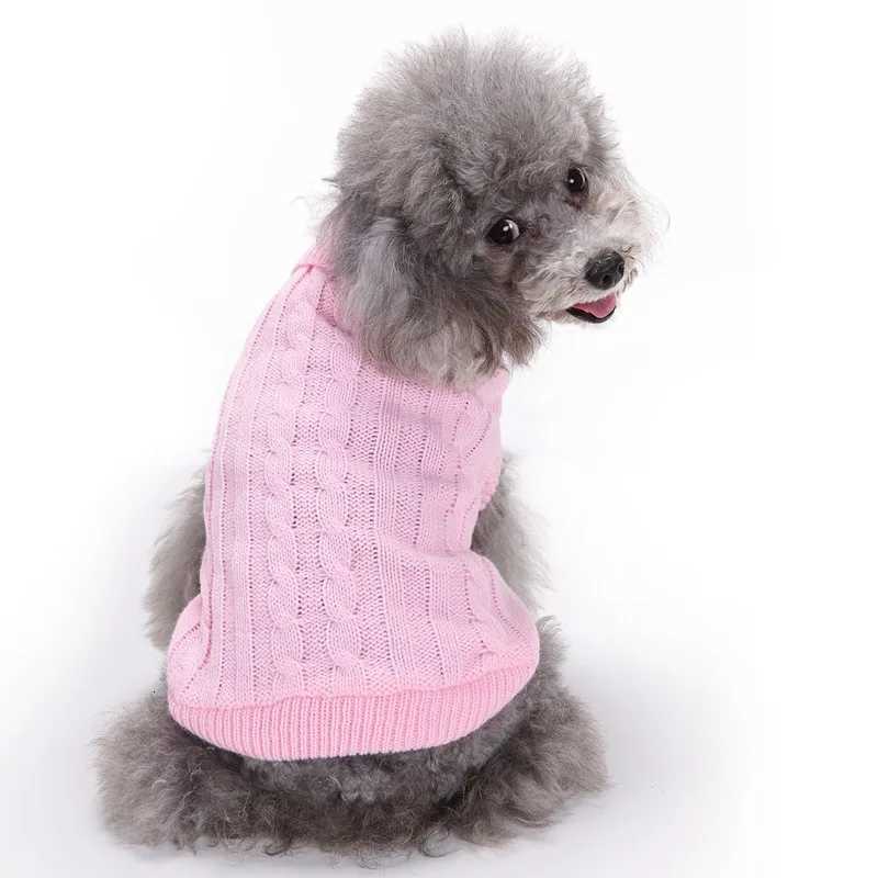 8 Colors Puppy Dog Sweater for Small Dogs Winter Warm Pet Dog Clothes for Yorkshire Chihuahua Pullover Pets Clothing ropa perroW251017