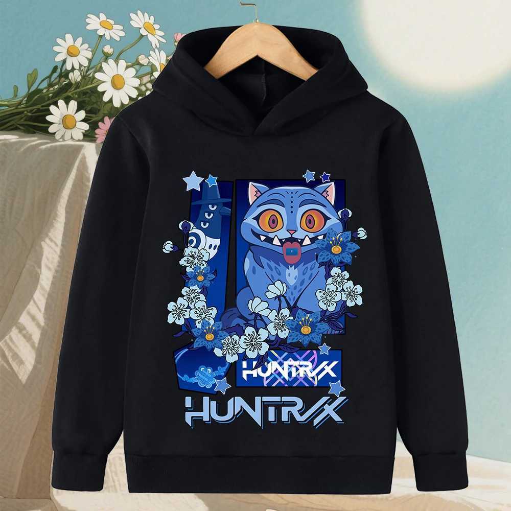 KPop Devil Hunter Korean Wave Girls Clothes Boys Hoodies Warm Kids Trendy Fashionable and Casual Autumn and Winter Sweaters C251017