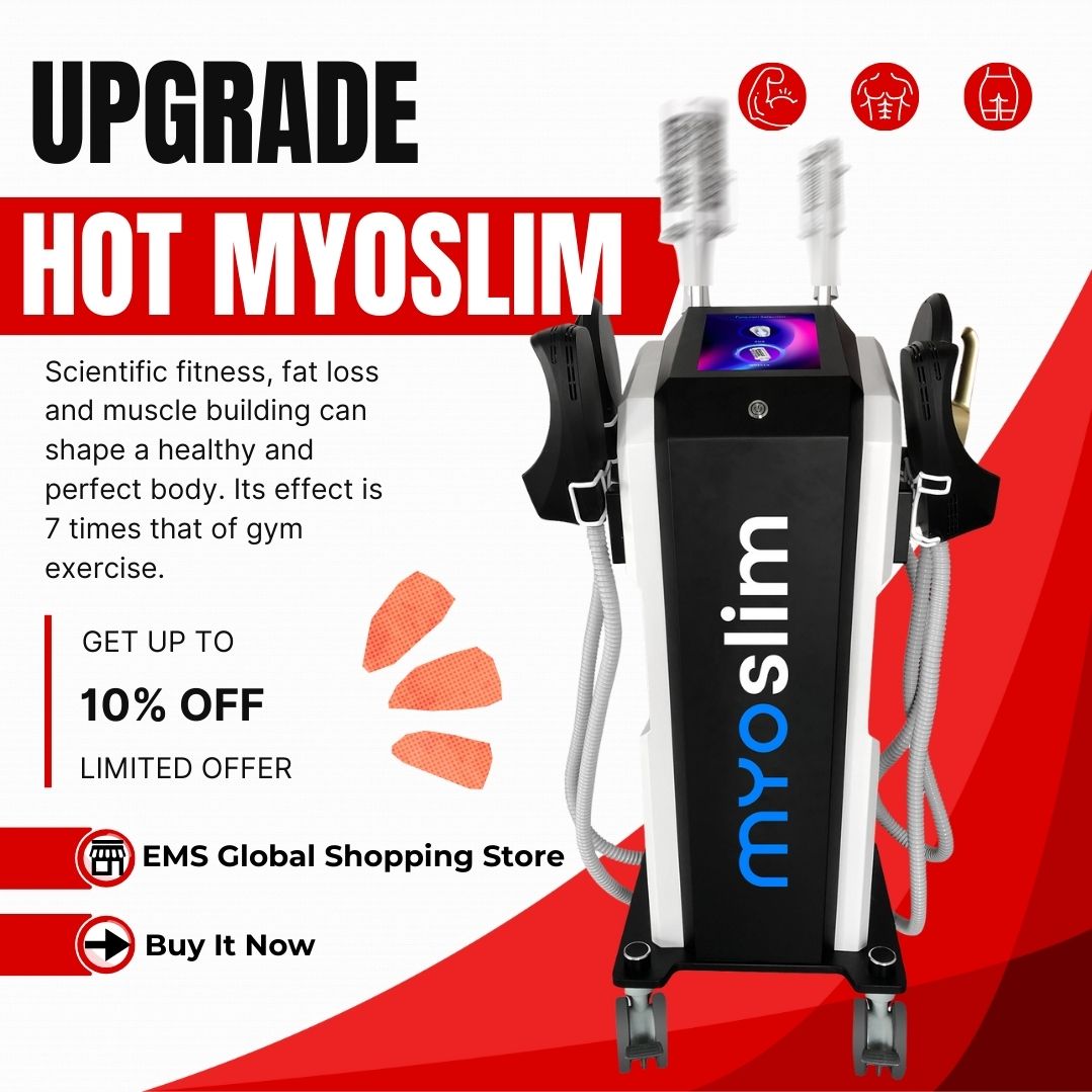 Upgraded Myoslim 2 In 1 Slimming Roller Ems Body Shaper Beauty Salon Use Professional Smart Massage Firming Beauty Instrument HOT