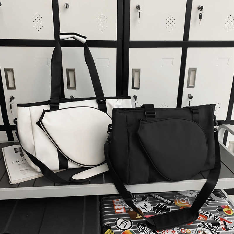 Large Capacity Sports Fitness Bag New Fashion Trend Casual Tennis Bag Short Distance Outdoor Crossbody Luggage Bag