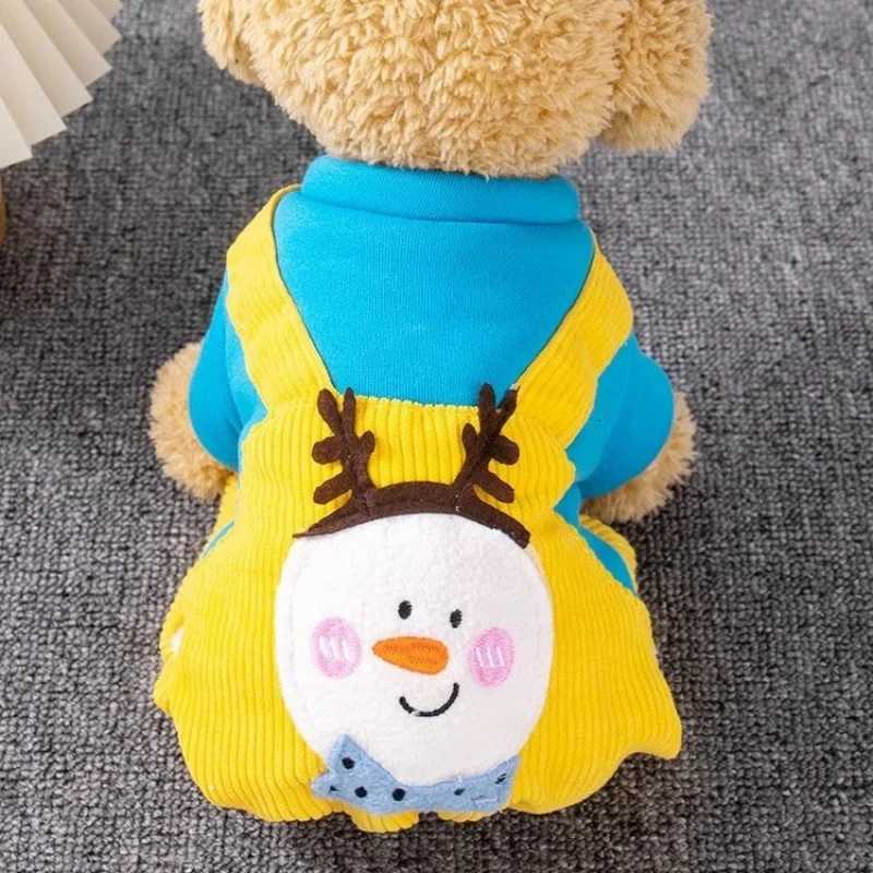 Winter and Autumn Fourlegged Dog Clothes Teddy Pomeranian Schnauzer Corgi Warmth Clothing Small Dog Carrying PantsW251017