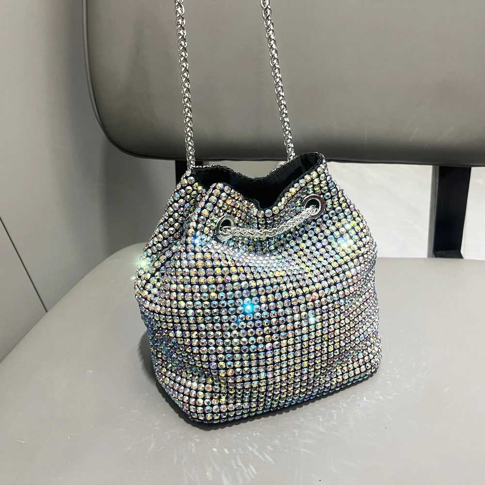 luxury Designer shoulder bag Handle Shining Rhinestones Evening clutch Bag Purse Crystal Purses and handbag Hobo Bags Z251017