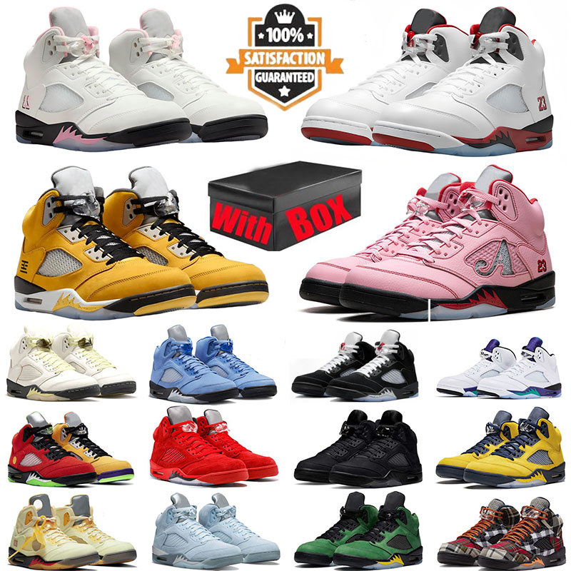 5s Basketball Shoe 5 Men Outdoor Shoes 35th Anniversary FIRE RED TOKYO Bubblegum Racer Blue Georgetown Navy Aqua GRAPE BLACK METALLIC REIMAGINED men Trainer Sneaker