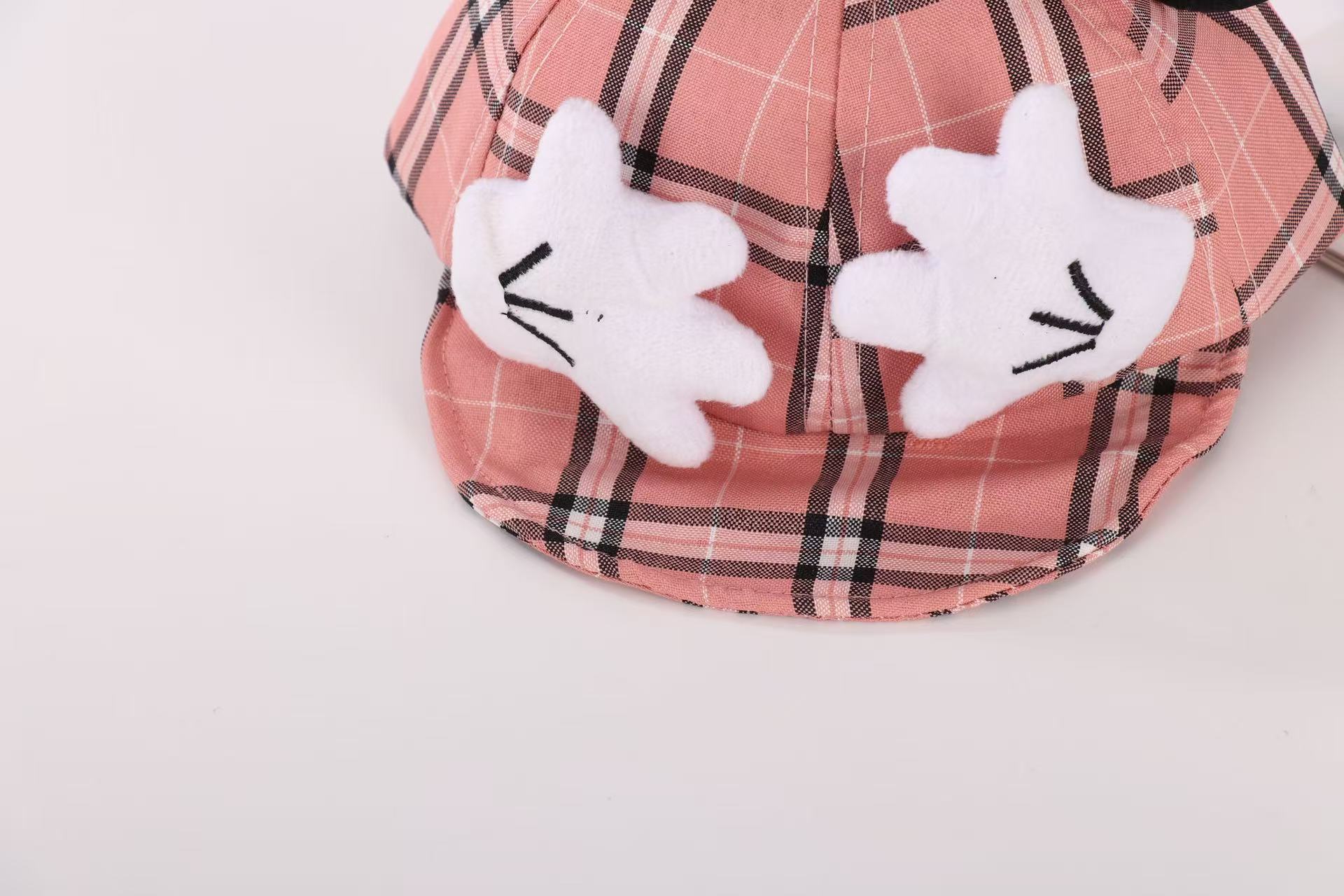 Cute cartoon children's hat with big ears design internet celebrity photo hat baseball cap