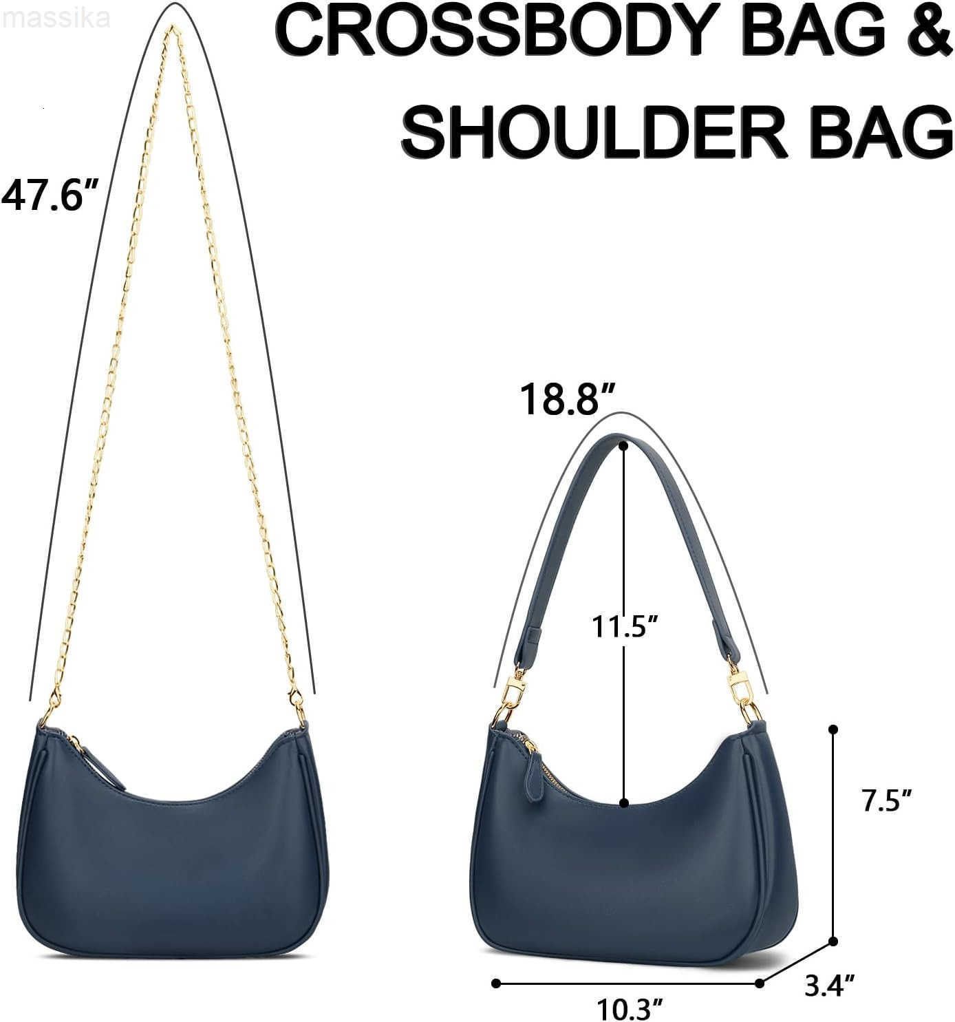 Shoulder Bag for Women Cute Hobo Purses and Handbags Retro Clutch Underarm Purse M251017