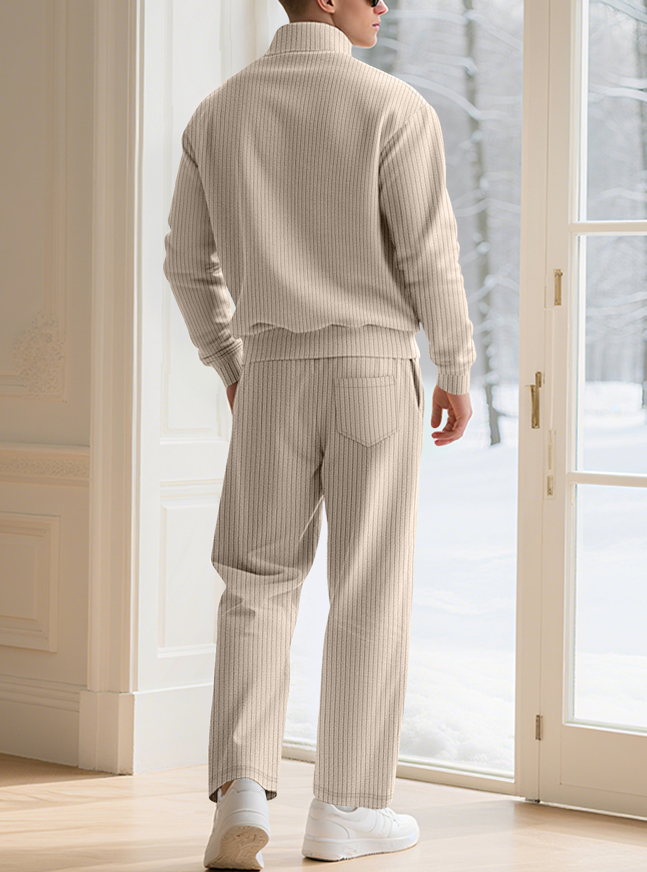 Mens Tracksuit New Sweater Hoodies Sets High Quality Man Hooded Pullover Sweatpants Design Hip Hop Sweatshirt Jogging Clothing vintage track suit man