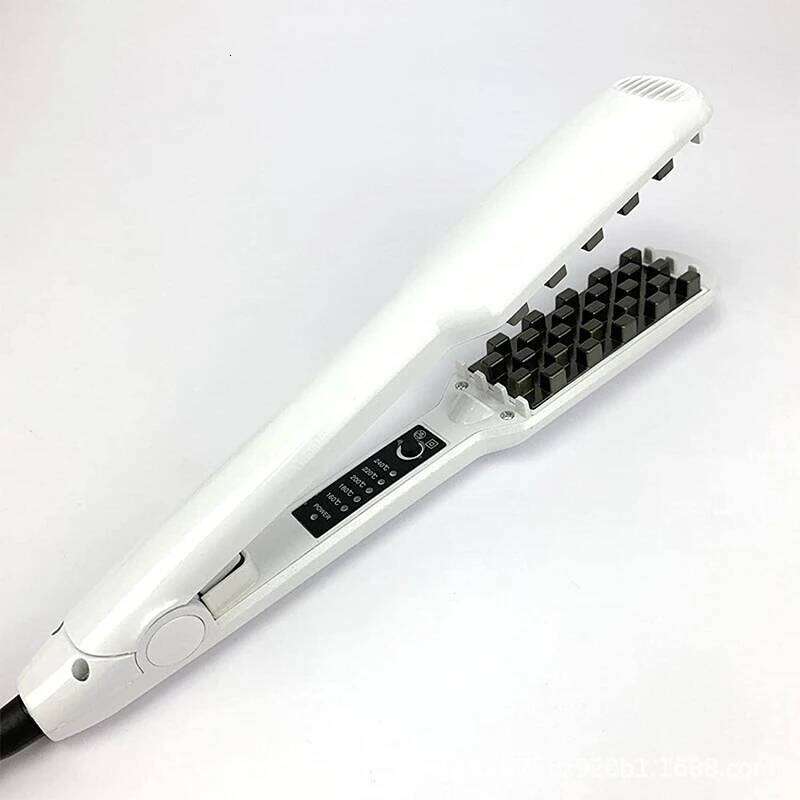 Multifunctional Professional 3D Grid Crimper Corn Perm Splint Flat Iron Fluffy Hair Styling Tools