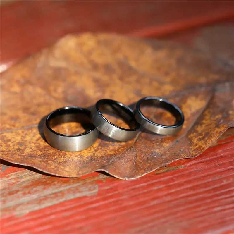 Somen Ring Men Custom Engraved 4mm 6mm 8mm Tungsten Ring for Couple Women Vintage Wedding Band Couple Engagement Rings AnelsW251017