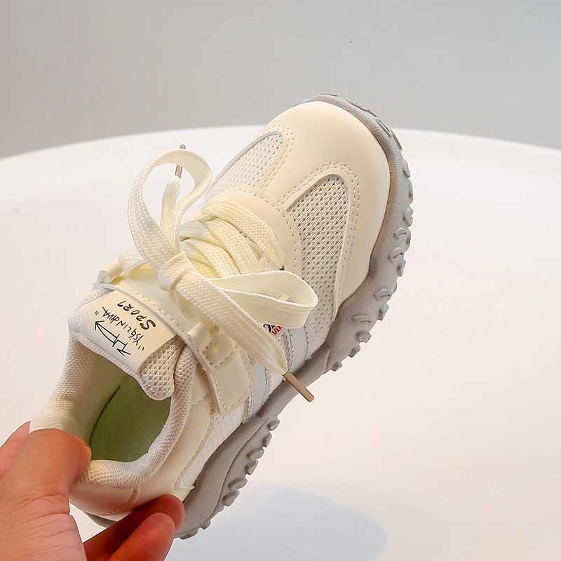 Childrens De Training Shoes 318 Years Old Beige Breathable Boys Girls Single Shoes Four Seasons Soft Nonslip Kids SneakersT251017