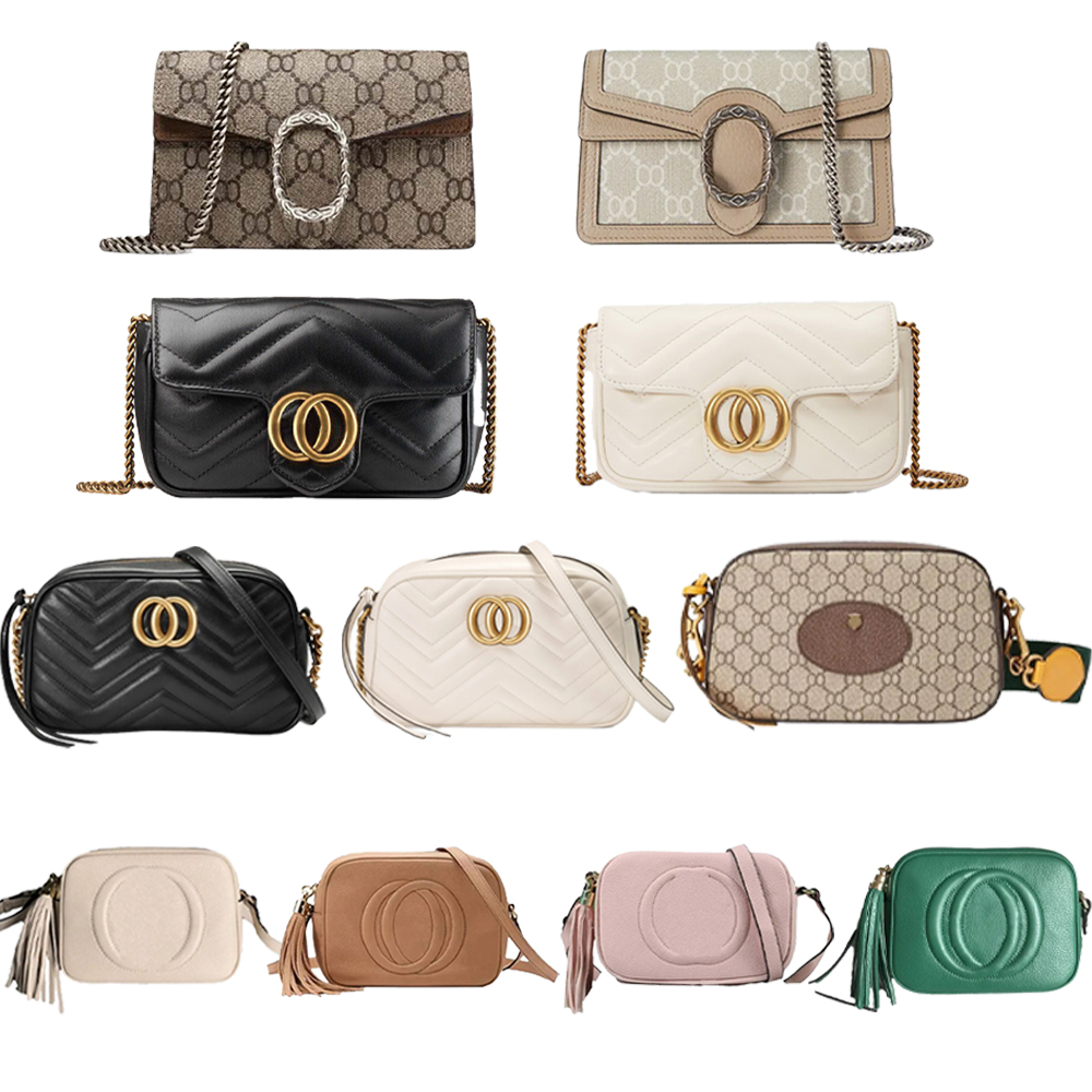 Designer Bags Shoulder Bags Luxury Ladies Fashion Bags High Quality Small Square Bag mini Marmont Crossbody Leather Top Craftsmanship Small Handbags Ophidia 10a