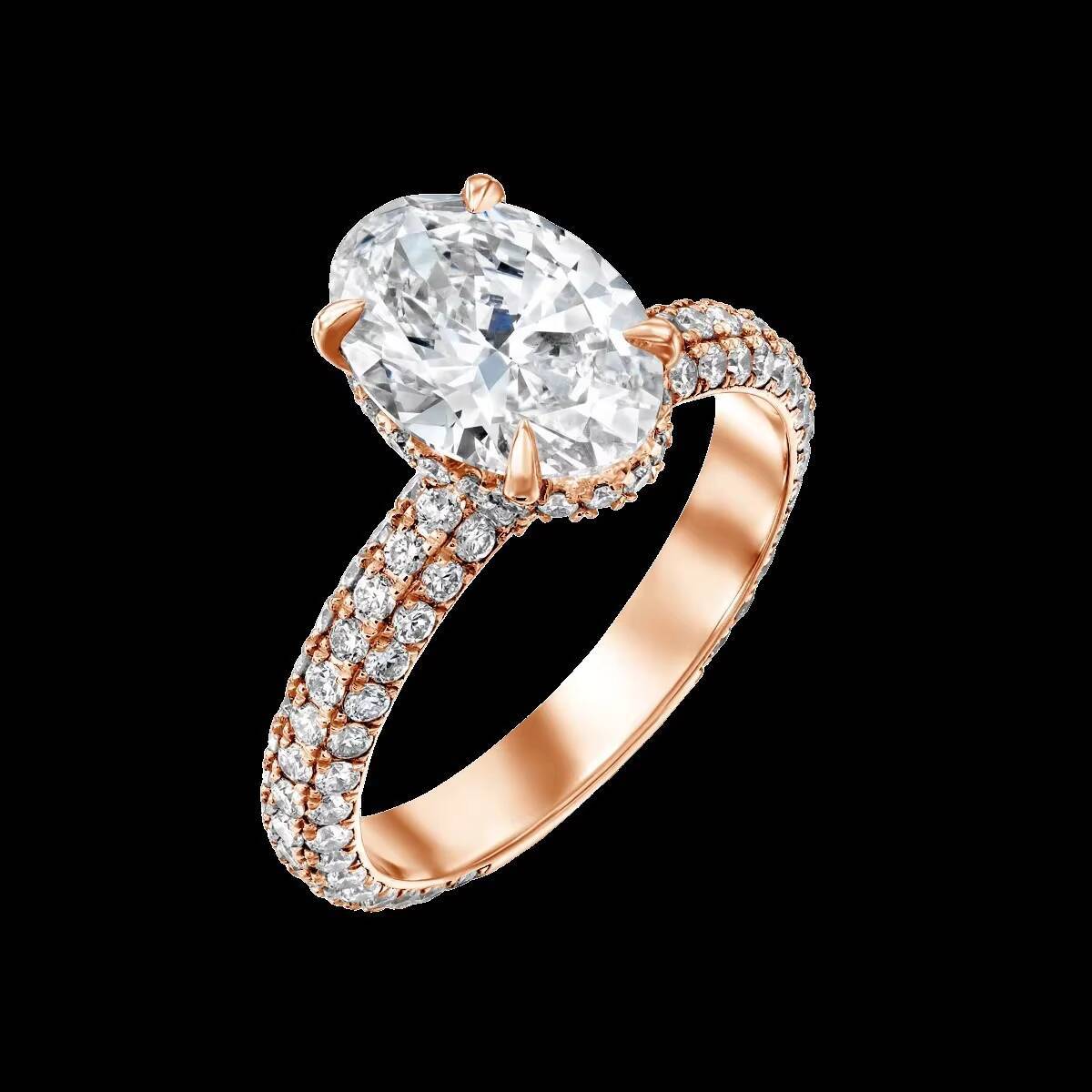 IGI Certified Fine Jewelry Ring DVS1 1ct Laboratory Grown Diamond Customizable Womens Wedding Ring Gift Proposal Ring