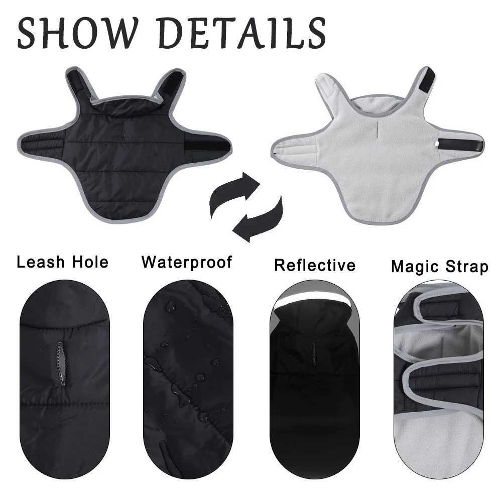 Winter Pet Dog Clothes For Small Medium Dogs Cat Reflective Dog Jacket Coat Warm Fleece Puppy Clothing Chihuahua Bulldog OutfitsW251017