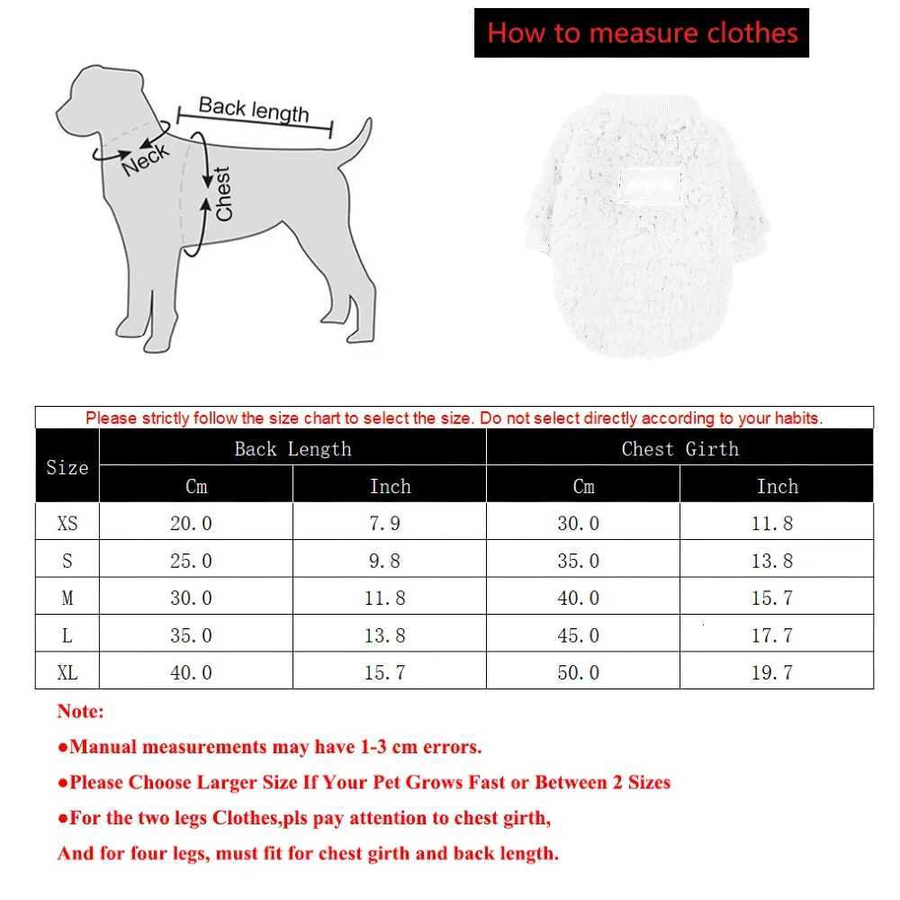 Warm Dog Clothes For Winter Fleece Pet Sweater For Small Medium Dogs Soft Puppy Costume For Small Medium Pets Bulldog Pug CoatW251017