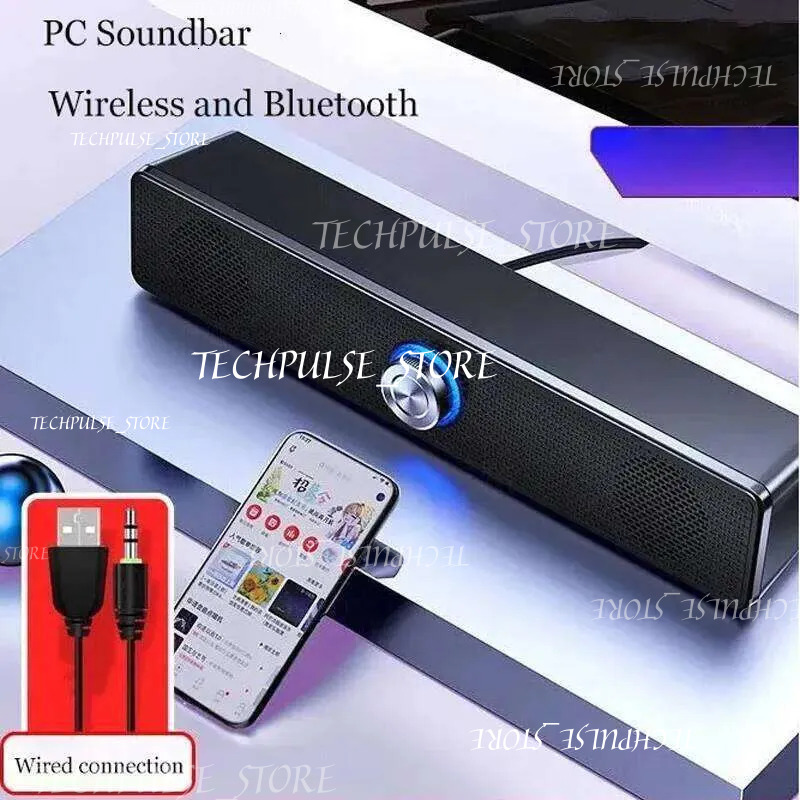 Bluetooth 4D Surround Speaker Home Theater Sound System Computer Soundbar For TV Subwoofer Wired Stereo tech73 Strong Bass