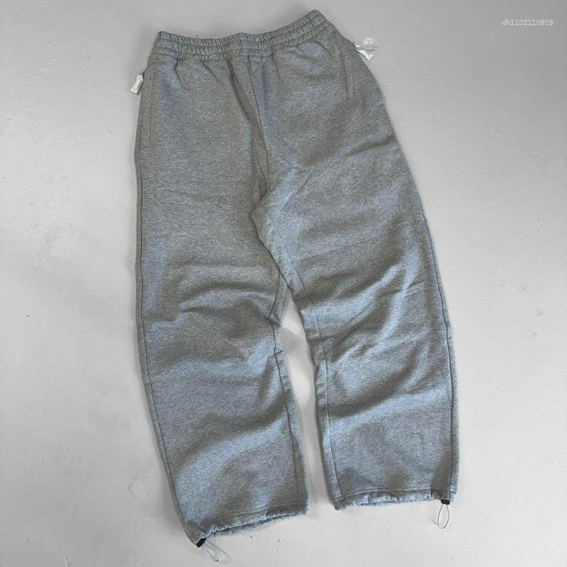 Men's Pants Y2k Stocked Plaid Joggers Gothic Letter Embroidery Unisex Retro Sweatpants Hip-Hop Harajuku Streetwear Casual