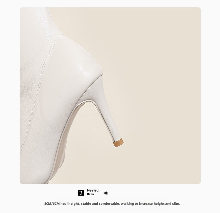 Designer boots boots designer womens high heels Knee Boots Soft leather high-heeled slender boots designer pointed toe heels elastic boots Fashion Boo