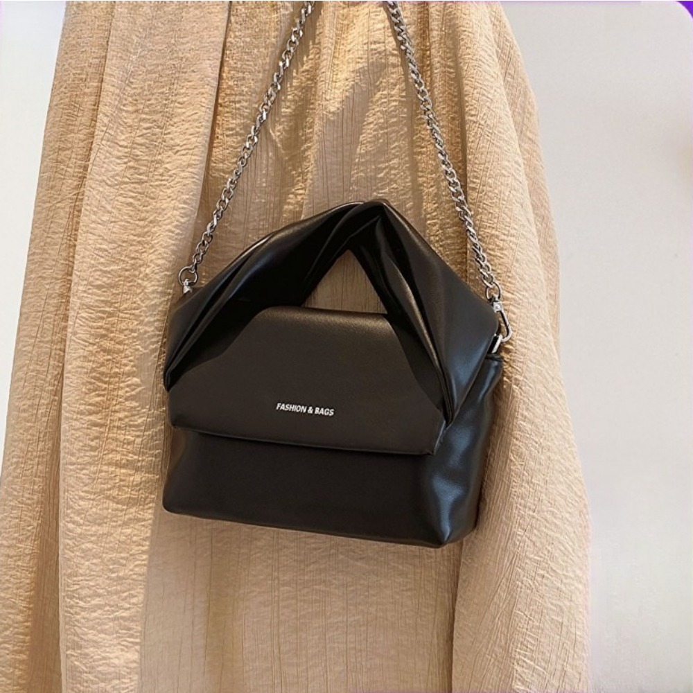 Stylish Minimalist Miniature Clutch for Everyday Use - Compact & Durable Chain Strap Accessory by Ladies' Choice