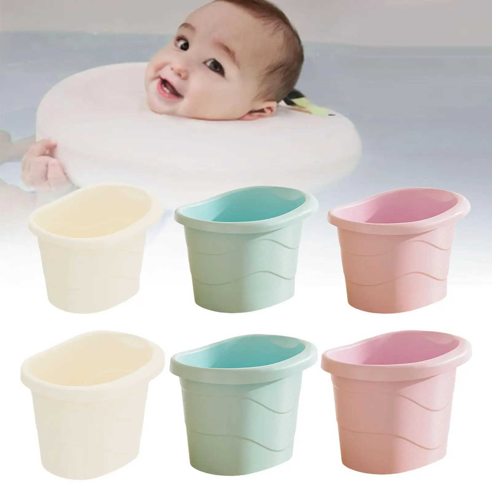 Baby Tub Bucket with Support Seat Non Slip Storage Baby Bath Tub for Newborn Z251017