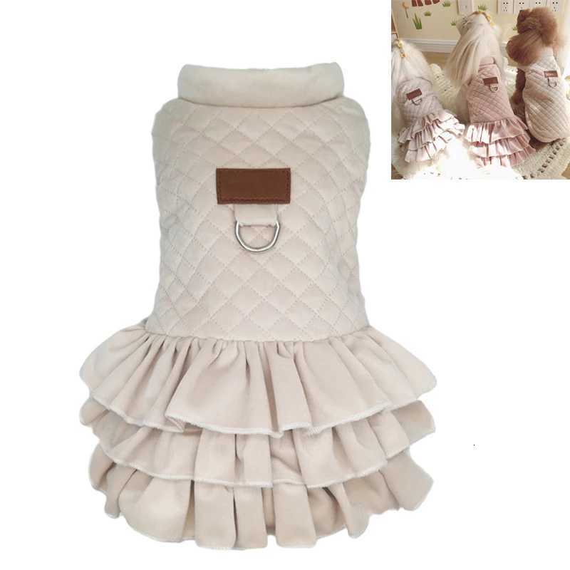 Warm Pet Dog Dress Vest Jacket For Dogs Cats Winter Chihuahua Yorkies Clothes Maltese Clothing Puppy Coat Costume For Pets DogsW251017