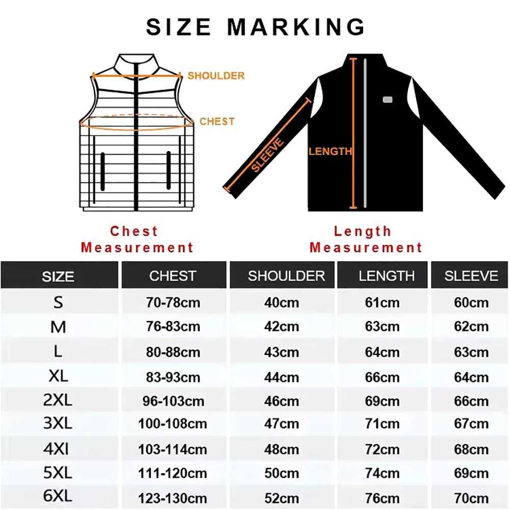 21 Areas Heated Jacket 2 Areas Winter Mens Womens Ski Jacket USB Electric Heating Jacket Heated Vest Moto Thermal Clothing H251017