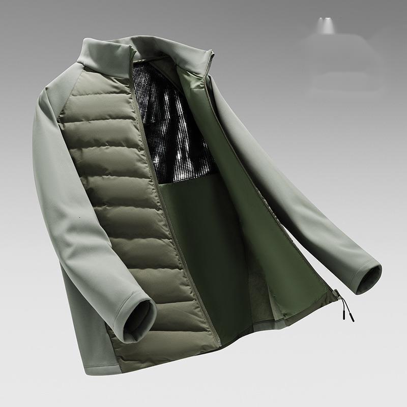 2025 Winter New Men's Stand Collar Lightweight Down Jacket Down Jacket 90 New National Standard Youth