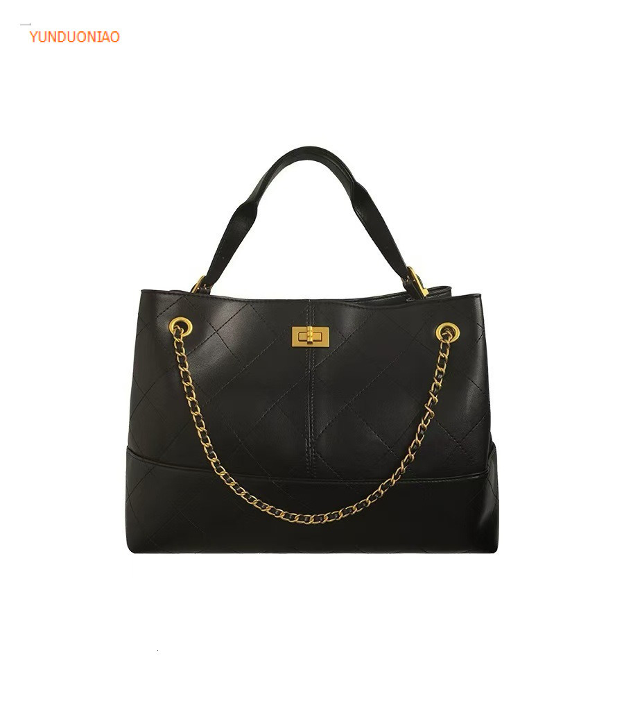 Autumn and winter new luxury handbag new matte suede splicing quilted designer bag chain style large capacity women's shoulder bag