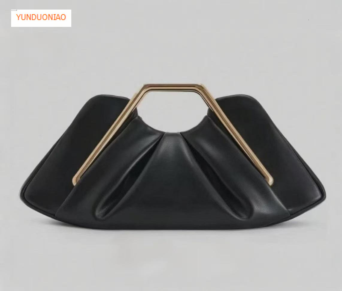 Autumn and winter new designer bag luxury handbag new evening fashion cloud bag pleated armpit bag women's shoulder bag