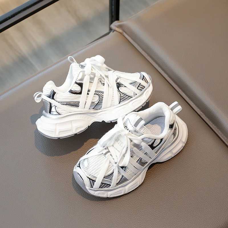 2025 Autumn new childrens shoes dad shoes street dance allseason running shoes spider lacing sports shoes Kids shoesT251017