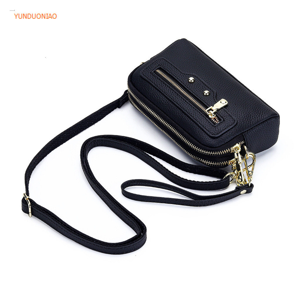 Real leather women's crossbody bag new autumn and winter designer bag cowhide luxury handbag solid color simple style women's shoulder bag
