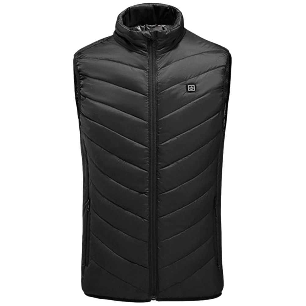 Winter USB Electric Heated Vest Heating Waistcoat Thermal Warm Jacket Electric Body Warmer for Unisex H251017