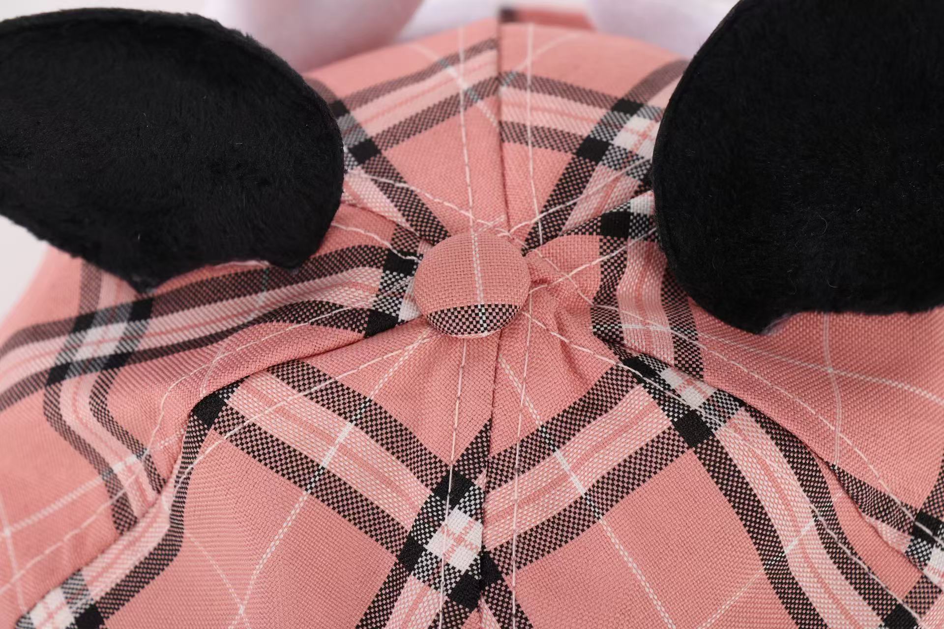 Cute cartoon children's hat with big ears design internet celebrity photo hat baseball cap