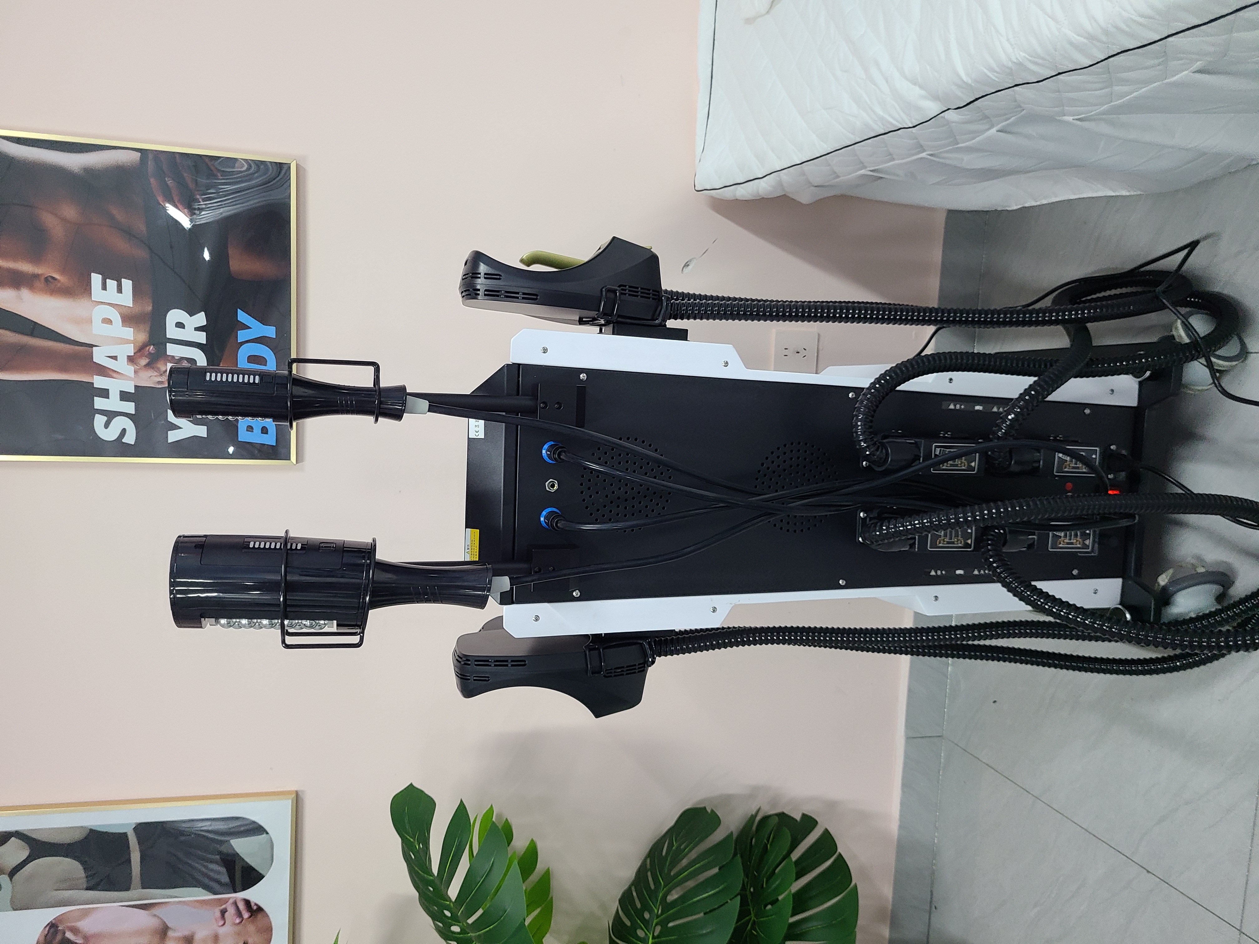 2 in 1 360° Roller EMS Body Slimming Machine Fat Burning Skin Tightening Muscle Toning Weight Loss For Women and Men Beauty Equipment