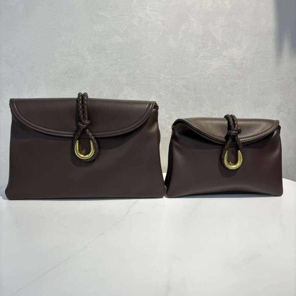 25 New Shu Qi Same Style B Brand Liberta Woven Genuine Leather Clutch Fashion Envelope Single Shoulder Crossbody Bag