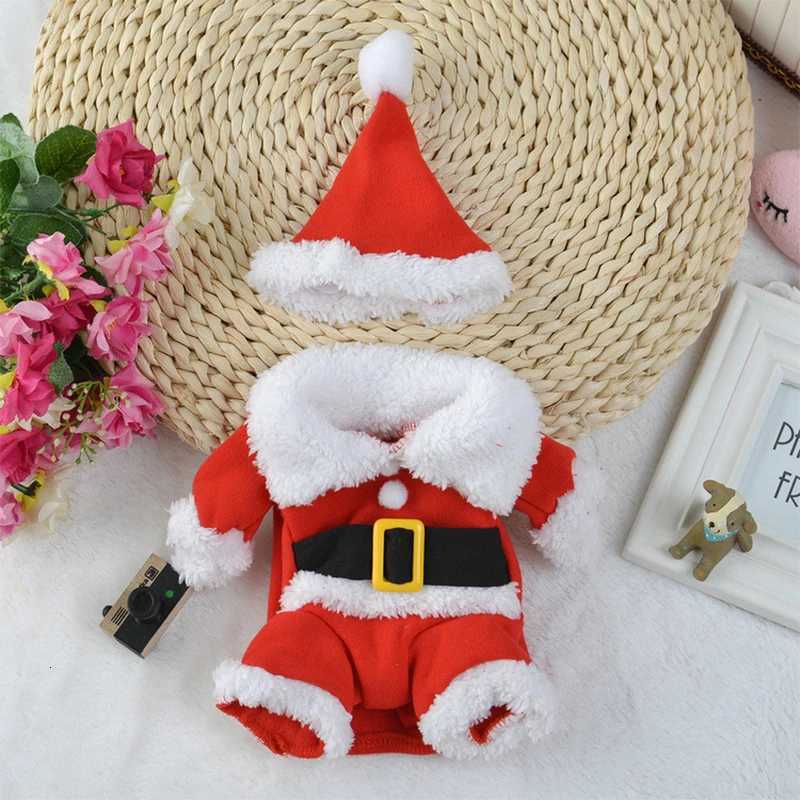 Christmas Dog Costume Funny Santa Claus Clothes For Small Medium Dogs Cats Cute Puppy Dress Up Apparel Chihuahua Pug Party GiftsW251017