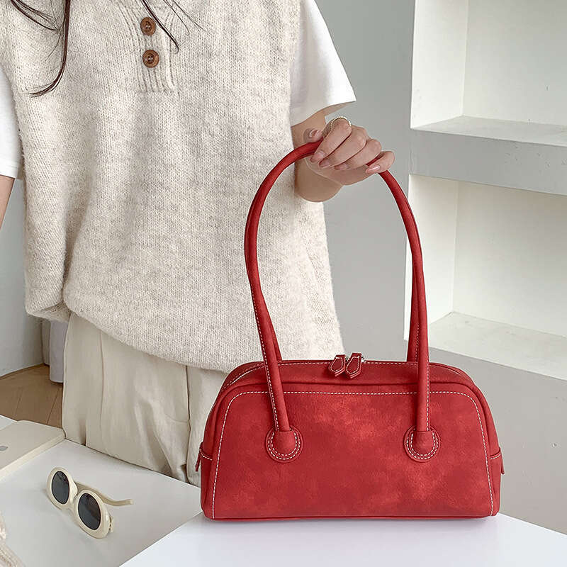 Suede Classic Baguette For Women Autumn New Simple Fashion High-End Matte Shoulder Bag B5