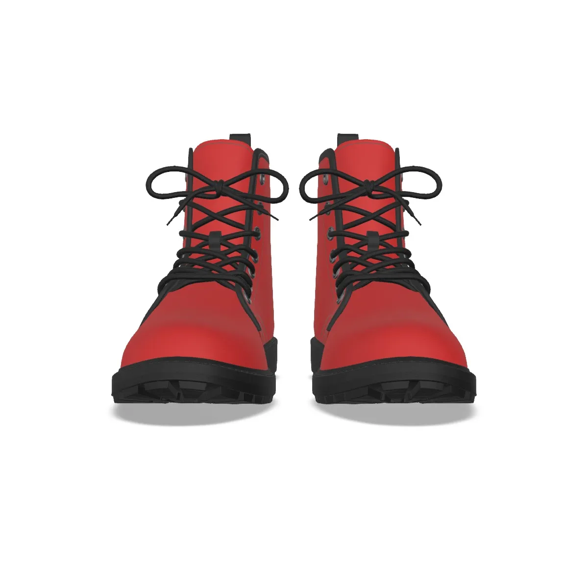 DHgatepod Women's Allover Print Martin Boots Black | PU Upper Rubber Sole | Fashion Ankle Boots Back Pull Loop