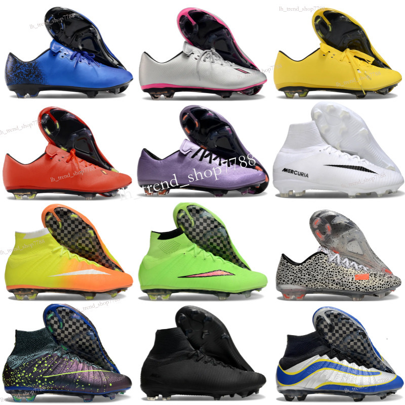 FG Soccer Cleats Vapro 10 X Cr7 Boots FG Soccer Cleats Mercuriels 13 14 Supefly 4 5 7 8 Mens Soccer Shoes Safari Football Boots Mens Soccer Shoes Football Shoes 58a