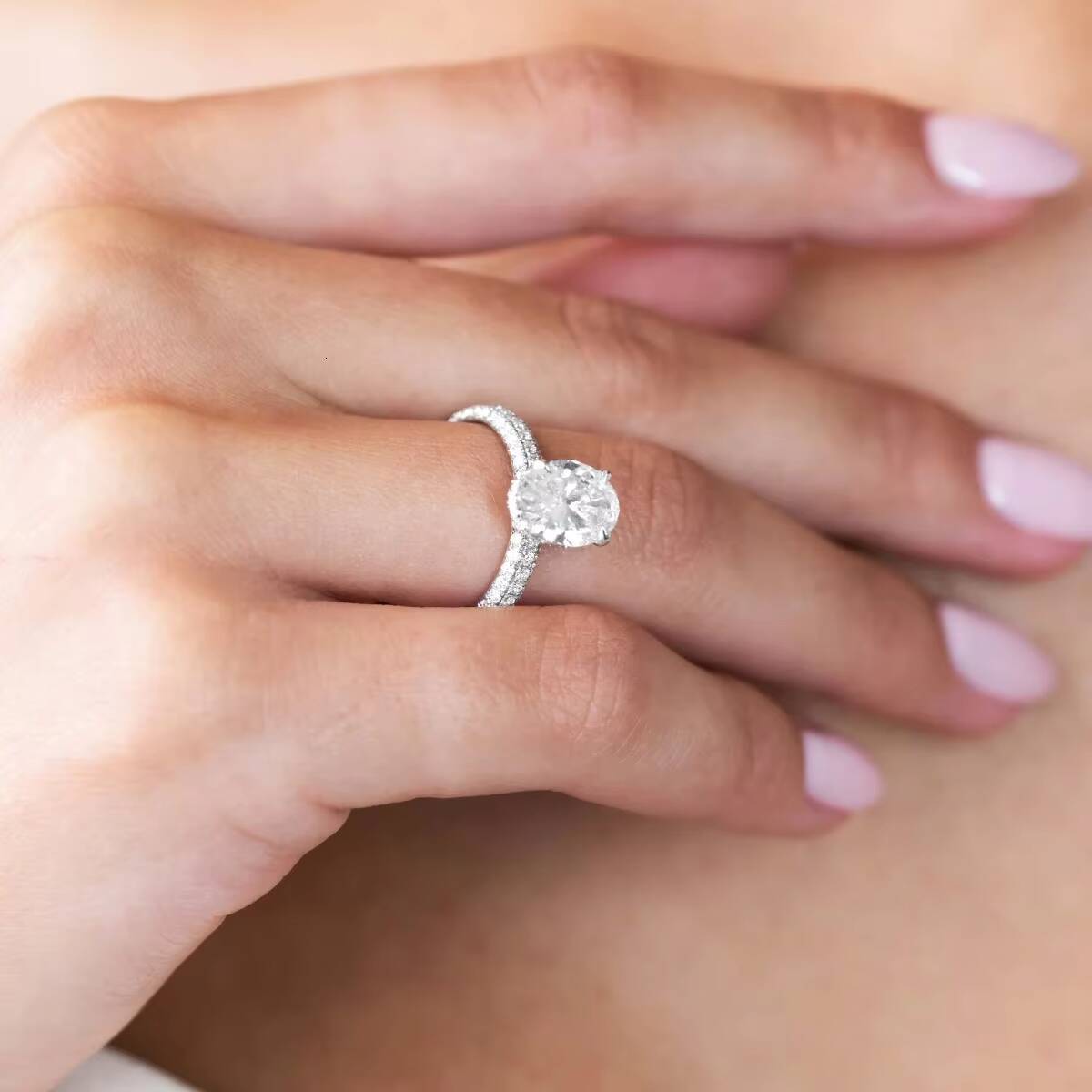 IGI Certified Fine Jewelry Ring DVS1 1ct Laboratory Grown Diamond Customizable Womens Wedding Ring Gift Proposal Ring