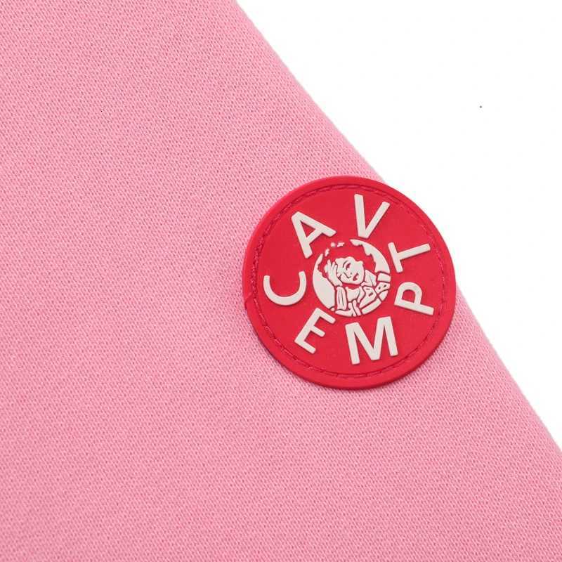 Japanese New Embroidery CE Hoodie 2025 Trend Wash Do Old Pink Couple Tops Highquality Casual CAV EMPT Sweatshirt Pullover Z251017