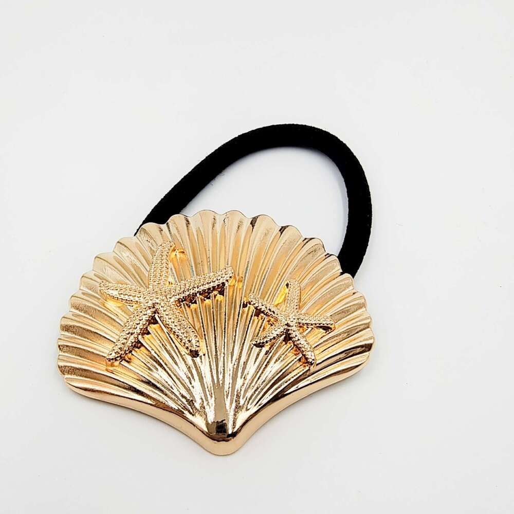 Accessories Alloy Ponytail Holder Elastic Band Personality Ornament High-end Feel Women's Simple Fashion Hair