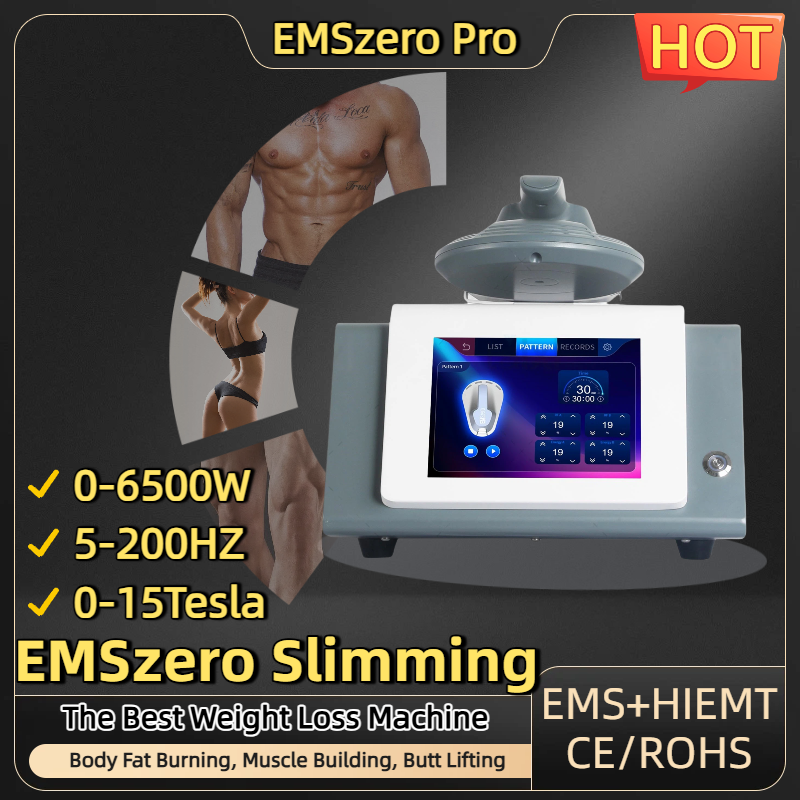 EMSzero EMS Sculpt Weight Loss Slimming Products Electro Magnetic Stimulation Body Sculpting And Muscle Building Machine 2/4/5 RF Handles EMS Muscle S