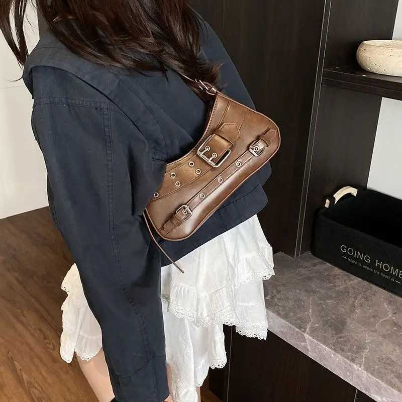 Small Cute Underarm Shoder Bags for Wen Trend Design Leather Handbags and Purses Y2K Sier Red Hand Bag Wen Bag D251017