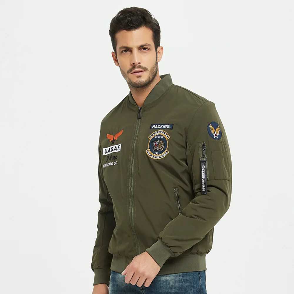Men Military Pilot Reversible Jackets Men Autumn Bomber Cotton Coat Tactical Army Jacket Male Casual Air Force Flight Jacket J251017