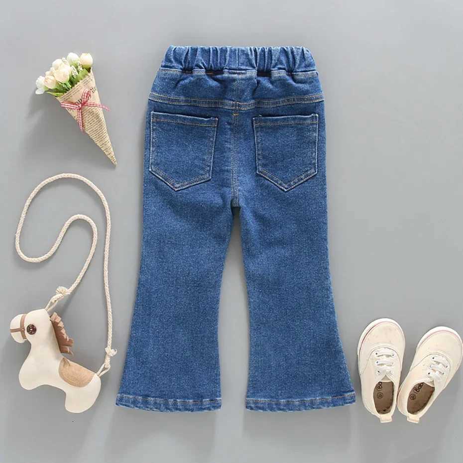 Girls Jeans Solid Color Jeans For Girls Casual Style Children Jeans Spring Autumn Kids Girl Clothes16 years oldT251017