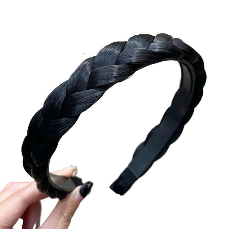 Fishbone Wig for Women 2025 New Style Integrated Braided Twist Braid Clip Hair Accessory Headband