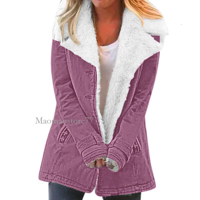 Women's Fleece-Lined Long Sleeve Cotton Coat - Warm Winter Jacket With 9 Colors & 8 Sizes S-5Xl winter jacket women womens coat