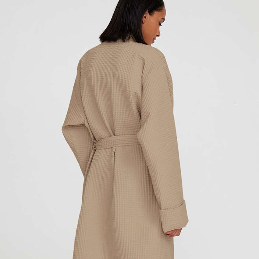 Autumn New Luxury Fashion Long Nightgown Hotel Homestay Bathrobe Women's Loungewear B5