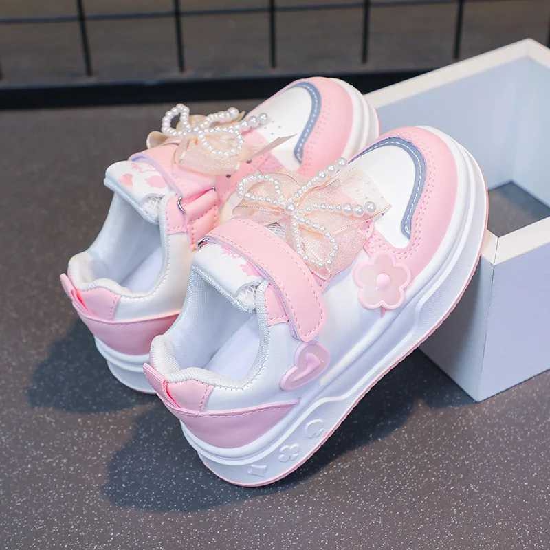 Girls Athletic Shoes Lightweight Princess Casual Sneakers Non Slip Soft Sole Toddler Kids School Tennis Fashion Shoes for GirlsT251017